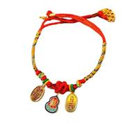 Cold de Compagnie tressé Collier de Chiot Mignon réglable Rouge pour Chien Chat