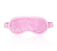 Cold Eye Mask, Hot and Cold Compress Mask, Cooling Eye Mask, Relieves Eye Fatigue, Migraine, Dark Circles，Reusable Gel Eye Mask (pink)