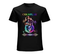 Cold-Play RD Black Mens T-Shirt Cotton Unisex Tee Tops 3XL