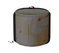 Cold Plunge Cover, Waterproof Barrel Shelter, 35 x 35 x 30inches, UV-Resistant and Dustproof Design, Custom Fit for Ice Bath Tubs, Ideal for Beach, Farm, Garden, Backyard, Aquaculture