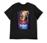 COLD-PRESSED LEMON Adgs The Thing Horror Movie Retro Poster John Carpenter Men's T Shirt Black XXL