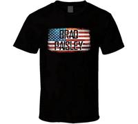 COLD-PRESSED LEMON Brad Paisley American Pride Country Music Concert Fan T Shirt Black 3XL