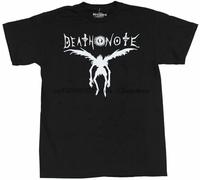 COLD-PRESSED LEMON Deathnote Death Note Jump Mens T-Shirt - Ruk Winged Silhouette Under Logo Black 3XL