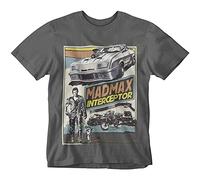 COLD-PRESSED LEMON Mad Max T-Shirt Movie Film V8 Interceptor Pursuit Car Police Freedom Fighter B Grey XXL