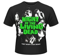 COLD-PRESSED LEMON Night of The Living Dead Men's T Shirt Black XL