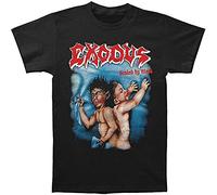 COLD-PRESSED LEMON Printed T-Shirt Exodus Men's Bonded by Blood Black XXL