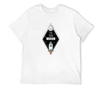 COLD-PRESSED LEMON The Moon Wallstreetbets T-Shirt White 3XL