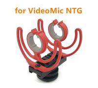 Cold Shoe Microphone Pince réinitialisation Trépied Support Antichoc Adaptateur pour Rode Ginger Micro Videomic Go - VideoMic NTG-B