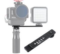 Cold Shoe Stand Bracket Vlogging Microphone Flash Light Extension Plate avec 1/4 Inch Trépied Vis