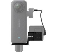 Cold Shoe Support de microphone invisible pour Insta360 X4/X3/One RS 1""/One X2 pour support de microphone RODE Wireless GO