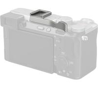 Cold Shoe Thumb Grip for Alpha 7C II/Alpha 7CR/Alpha 7C, Ergonomic Design, Integrated Cold Shoe, for Light, Microphone, Weight Only 8 g (Silver)