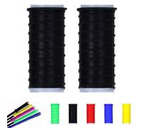 Cold Shrink Handle Wrap, Rubber Cold-Shrink Handle Wrap, Insulation Non-Slip Waterproof Cold Shrink Handles Wraps, For Fishing Rods, Rackets And Hand Tools (Black,9.5"/24cm)