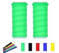 Cold Shrink Handle Wrap, Rubber Cold-Shrink Handle Wrap, Insulation Non-Slip Waterproof Cold Shrink Handles Wraps, For Fishing Rods, Rackets And Hand Tools (Green,4.7"/12cm)