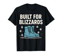 Cold State Life Gift ICY Roads Salt Boots Snow Day Humour T-Shirt