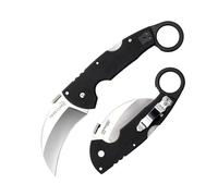 Cold Steel Tiger Claw Folding Knife with Tri-Ad Lock and Pocket Clip, Plain Edge, 3.25 in