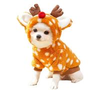 Cold Weather Dog Outfit, Pet Costumes for Christmas, Holiday Pet Clothing, Dog Winter Wear, Cute Dog Outfits for Photos, Adorable Fleece Christmas Costumes for Small Dogs and Puppies