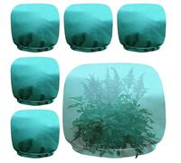Cold Weather Plant Wraps - Six Non-Woven Fabric Insulating Covers, Frost Resistant Breathable Protection | Outdoor Gardening Orchard Nursery Landscape Farm Yard Raised Bed Greenhouse Shield