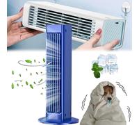 Coldeez Cooling Ace 4.0, Cooling Ace Air Conditioner, Coldeez Air Conditioner, Portable Air Conditioner Cooling Ace with 3 Speeds, Air Cooler for Room Patio (Blue,Plug-in model)
