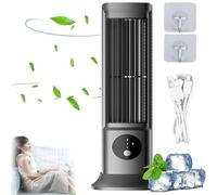 Coldeez Cooling Ace 5.0 - Coldeez Cooling Ace Air Conditioner Portatif avec 3 Vitesses pour Chambre Bureau Salle de Bain (Noir)
