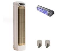 ColdEez Cooling Ace, Colding Air Climating, Ventilateur de Refroidisseur d'air Portable avec 3 Vitesses, Chargement USB, Ventilateur de Tour de Bureau pour Bureau, Chambre à Coucher, Cuisine White
