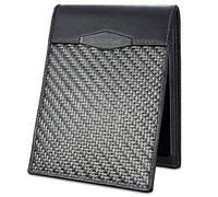 COLDFIRE Portefeuille Tactique en Fibre de Carbone pour Hommes - EDC Minimaliste Porte-Cartes de crédit à Double pli avec Blocage RFID. Fabriqué en Europe!