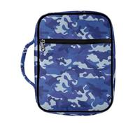 Coldinair Housse de protection de la Bible pour garçon, housse de livre biblique pour enfants, housse de transport avec poignée et poche, sac à main fourre-tout, bleu