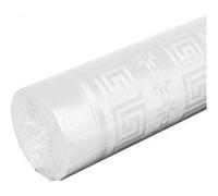 Nappe Damassée 1.20m X 10m Blanche - Blanc G