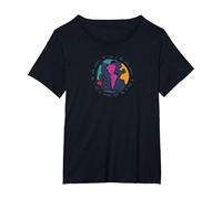 Coldplay Love is The Only Answer Amazon Exclusive T-Shirt, Femme Grandes Tailles, Noir, 3X
