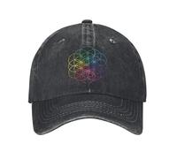 Coldplays Rock Band Casquettes de Baseball Vintage en Jean usé Bonnet de Soleil Unisex Extérieur été Soft Caps Non structurés