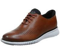 Cole Haan Homme 2.Zerogrand Laser Wing Tip Oxford Lined Tissu, Marron Clair Ivoire, 48 EU