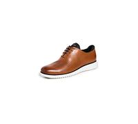 Cole Haan Homme 2.Zerogrand Laser Wingtip Oxfords Tissu, Brun Roux Britannique/Ivoire, 43 EU