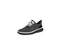 Cole Haan Homme Génération Zerogrand Stitchlite, Gris à Rayures Maille Noire Barbade Cerise Noir, 43.5 EU