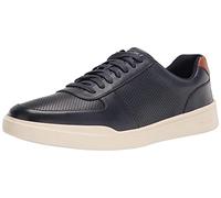 Cole Haan Homme Grand Crosscourt Modern Perforated Sneaker Basket, Peacoat/Brtsh Tan, 40 EU Large