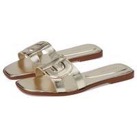 Cole Haan Femme Sandales Chrisee Plate, Soft Gold Leather, 37.5 EU