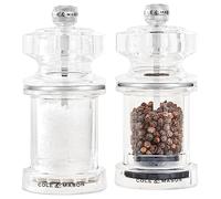 Cole & Mason 675 Moulins à Sel et à Poivre, Precision+/Broyeur en Céramique Réglable, Acrylique, 14.4cm, H233077
