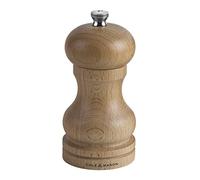 Cole & Mason Beech Capstan Moulin a Poivre, Broyeur de Poivre, Bois Clair, Mouture Réglable, Bois de Hêtre Naturel, 120mm, Comprend 1 x Moulin, HA0424P