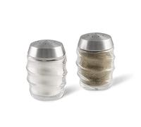 Cole & Mason Salière et poivrière Bray 70 mm, lot de 2 verre & inox, garantie 2 ans