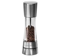 Cole & Mason Derwent, Moulin a Poivre, Gourmet Precision+/Mouture Réglable, Inox/Acrylique, 190mm, Comprend 1 x Moulin, Garantie à Vie Du Mécanisme