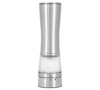 Cole & Mason Derwent Moulin à sel électrique en acier inoxydable | Moulin à sel électrique avec broyeur en céramique réglable, USB-C, salière électrique, facile à remplir, boîte cadeau