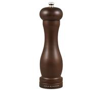 Cole & Mason Forest Capstan Moulin a Poivre, Broyeur de Poivre, Bois Foncé, Mouture Réglable, Bois de Hêtre Teinté, 200mm, Comprend 1 x Moulin, HB0844P