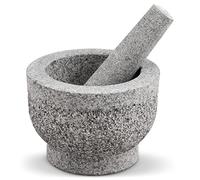 Cole & Mason H112128 Langley Mortier et Pilon, 15cm, Mortier et Pilon pour Épices Cuisine, Granit, Garantie de 2 Ans