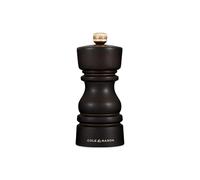 Cole & Mason H233016 London Moulin à poivre en bois de chocolat Precision+ Mécanisme carbone Moulin à poivre avec mouture réglable Bois de hêtre 130 mm Moulin à assaisonnement Garantie à vie