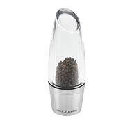 Cole & Mason H308891P Milston Moulin a Poivre | Precision+ Stemless/Mouture Réglable | Acier Inoxydable/Acrylique | 160mm | Comprend 1 x Moulin | Garantie à Vie Du Mécanisme