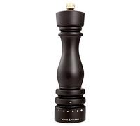 Cole & Mason London Moulin à poivre - Shaker à épices rechargeable avec un design en bois de qualité supérieure - Réglable pour assaisonnements fins à grossiers - Utilise un mécanisme en acier au