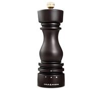 Cole & Mason London Moulin à Sel, Sélecteur de Mouture, Bois Foncé, 18 cm