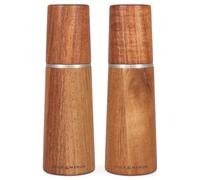 Cole & Mason Marlow Moulins à Sel et Poivre Bois d'Acacia, Broyeur Réglable | Moulin a Sel et Moulin a Poivre Manuel en Bois, Broyeur céramique réglable, Precision+, Salieres et poivrieres Coffret Cadeau