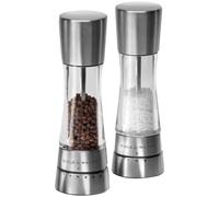 Cole & Mason Moulin à poivre et à sel Derwent Acier inoxydable Coffret cadeau de 2 moulinets de précision Argent One Size