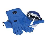 Cole-Parmer Kit de sécurité cryogénique, gants XL, tablier de 91,4 cm de long, masque de visage