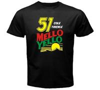 Cole Trickle 51 Mello Yello Sports Logo Men's Black T-Shirt Size S - 3XL
