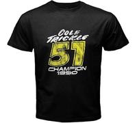 Cole Trickle Days of Thunder Men T Shirt Printed Tee Top Camiseta Short-Sleeve Black Manches Courtes(Medium)